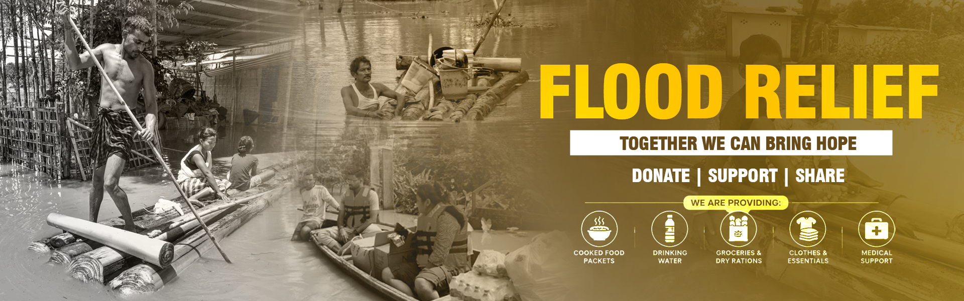 Assam Flood Relief — Together We Can Bring Hope